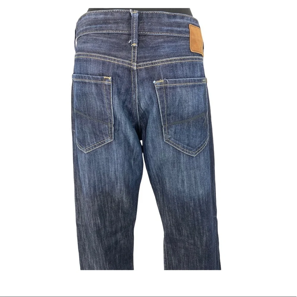 Mavi Mens Matt Mid Ruse Boot Cut Blue Jeans A4